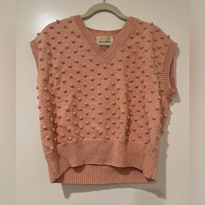 Misha and puff popcorn sweater vest M/L
